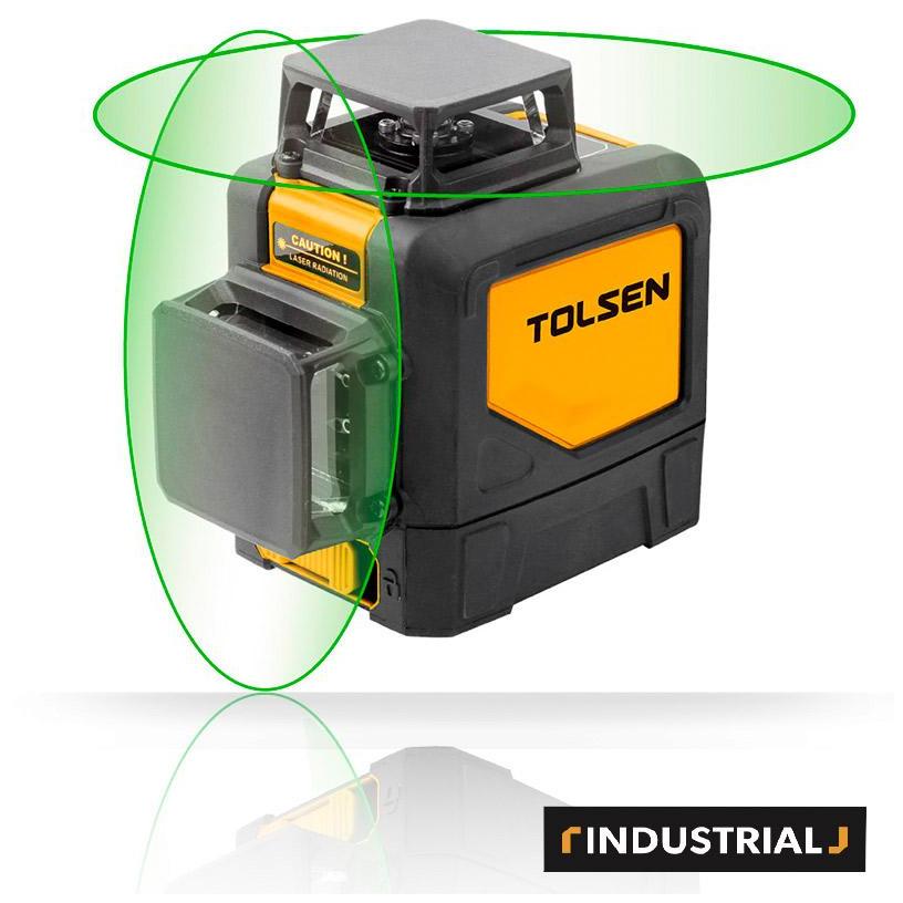 Distribuidor nivel laser verde autonivelante 2 - 360º- 30mm tolsen