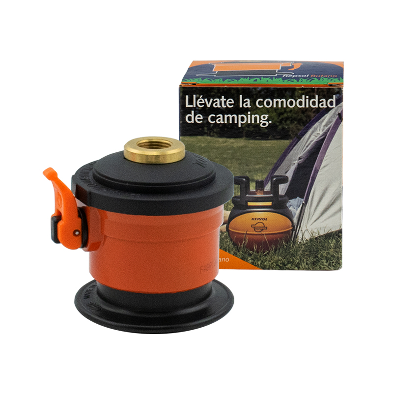 Adaptador regulador camping gas - Cocina camping