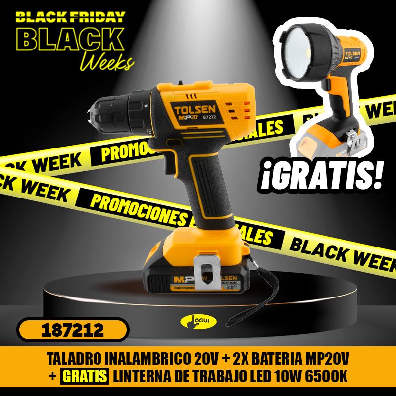 TALADRO INALAMBRICO 20V BLACK FRIDAY